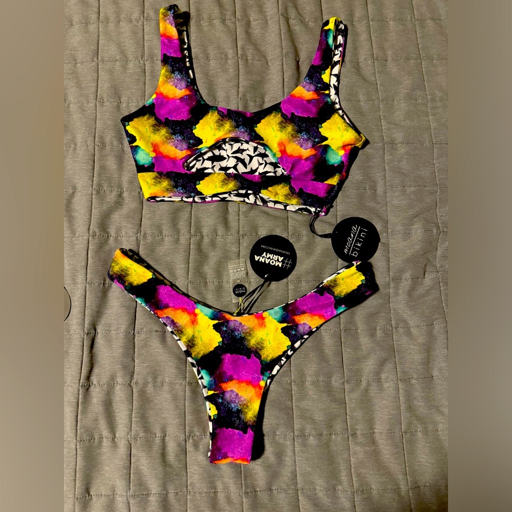 Moana Bikini - Cosmic Cookie Cutter Reversible Set - Size Medium